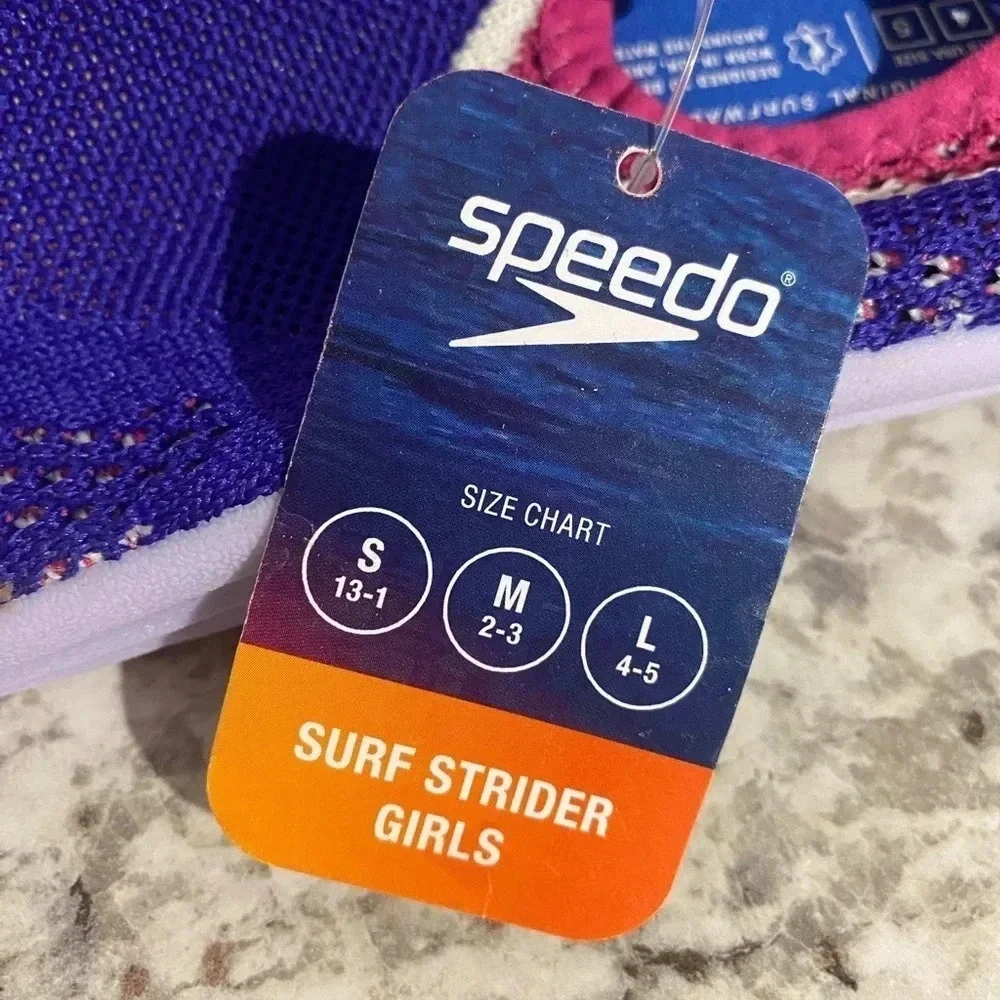 Speedo Girls Purple and Pink Surf Strider Water Shoes